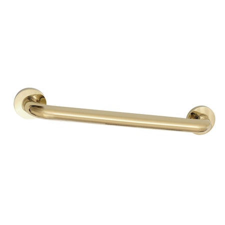 Kingston Brass DR514162 16-Inch x 1-1/4-Inch O.D Grab Bar, Polished Brass DR514162